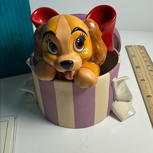 Disney Other - Disney collection "A Perfectly Beautiful Little Lady" dog figurine with COA